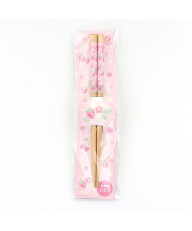 Mother garden マザーガーデン 野いちご 木製 お箸 16.5cm 《小花柄》 野いちご柄