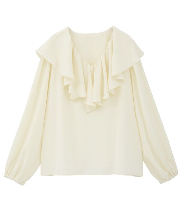 AMERICAN HOLIC フリルカラーブラウス Ivory