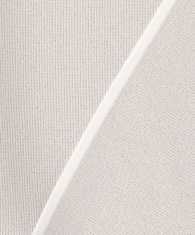 ICB シンセティックフルニードル ハーフジップニット トープ