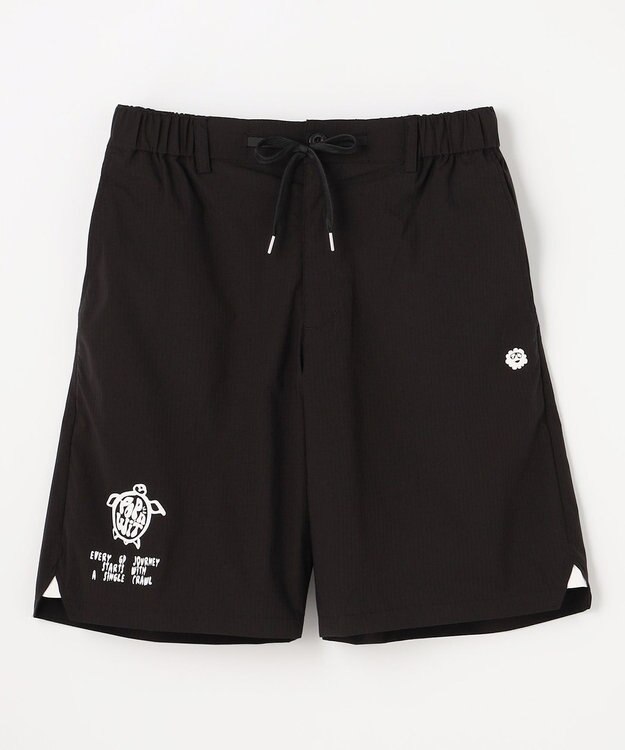 PW CIRCULUS 【MEN】TURTLE MOTIFショーツ ゴルフ ブラック系