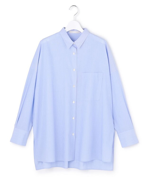 ICB 【先行予約】 クリーンブロード ポンチョシャツ ブルーストライプ