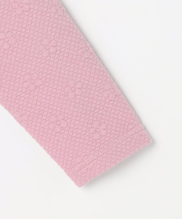 組曲 KIDS 【90-100㎝】フラワーキルト パーカー ラベンダー