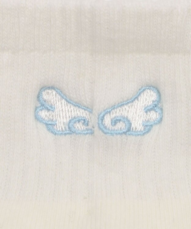 WEGO バック刺繍アンクルパイルソックス 柄3