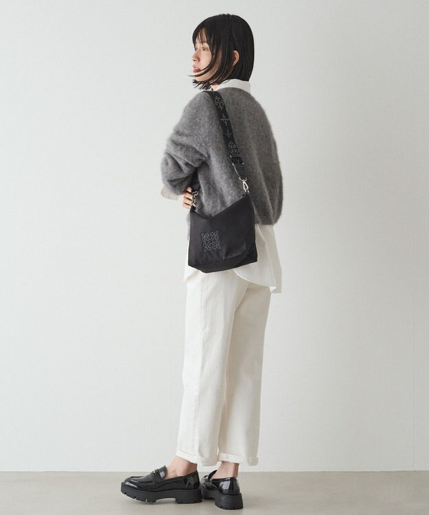 russet ＜320g/撥水性あり＞コーデュラナイロン2wayシンプルショルダーバッグ(CE-1536) Black