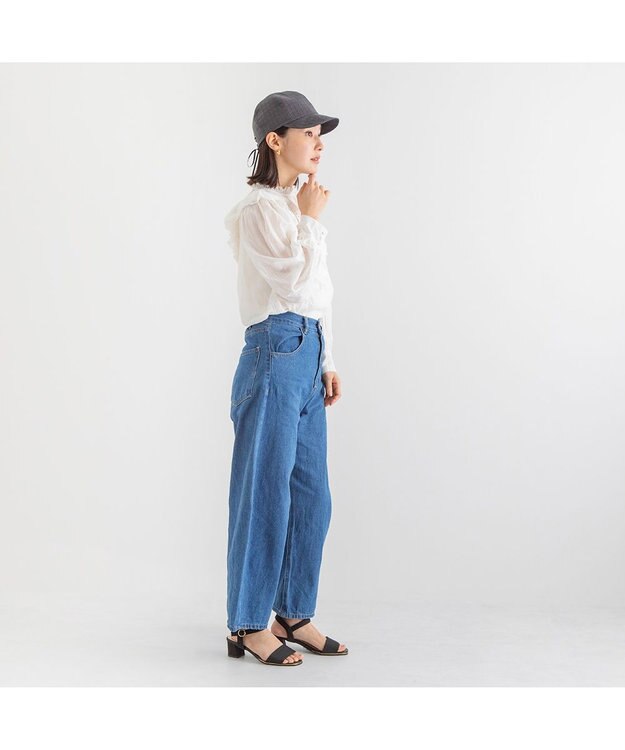 林八百吉商店 un chapeau  編上げキャップ チャコール