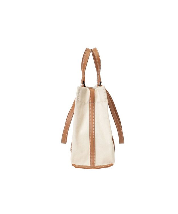 LA BAGAGERIE 【veganview】w handle canvas mini tote キャメル