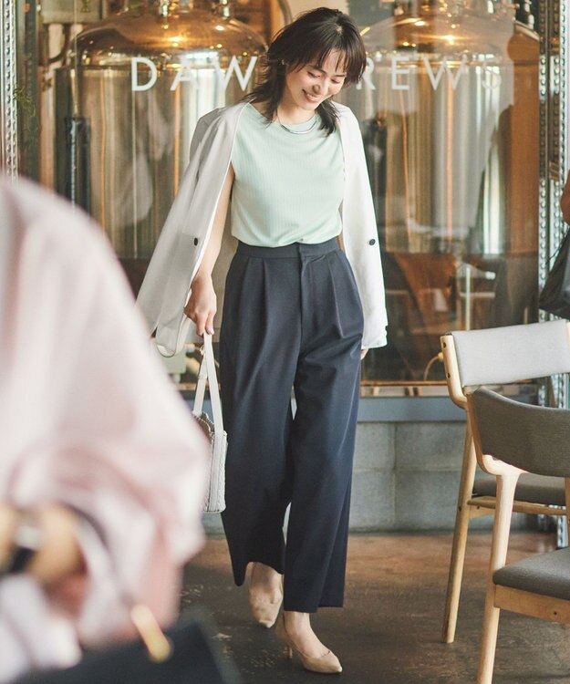 ICB 【接触冷感・洗える】 UnleashLite ノーカラージャケット オフホワイト系