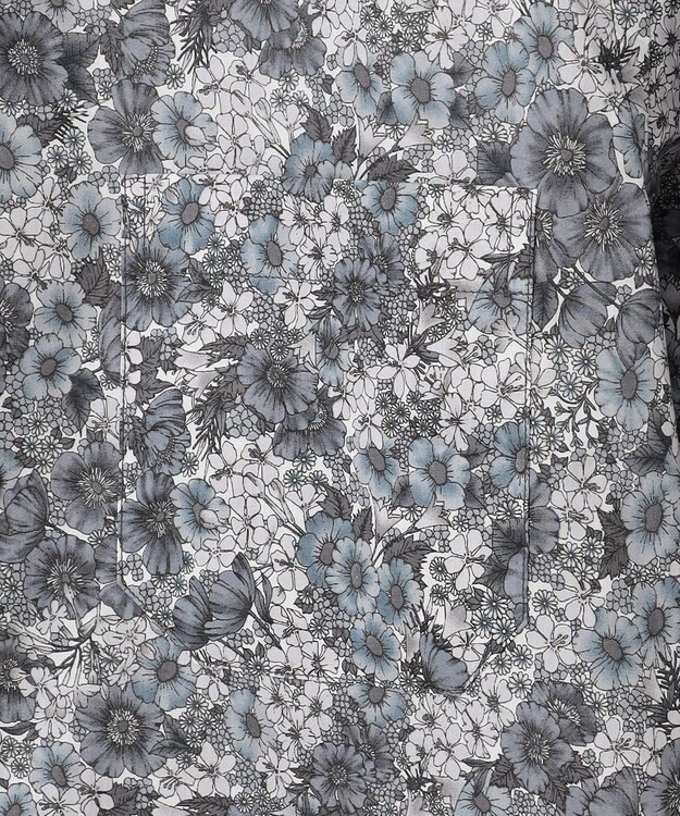 JOSEPH ABBOUD 【リバティ】ブラックレーベル リバティプリントシャツ グレー系5