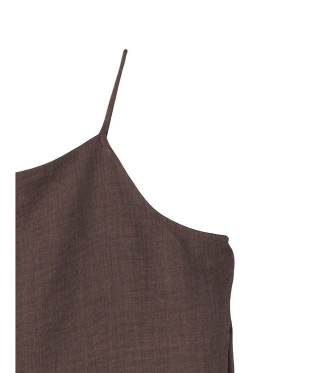 Green Parks 細ひもゆったりサロペット Brown
