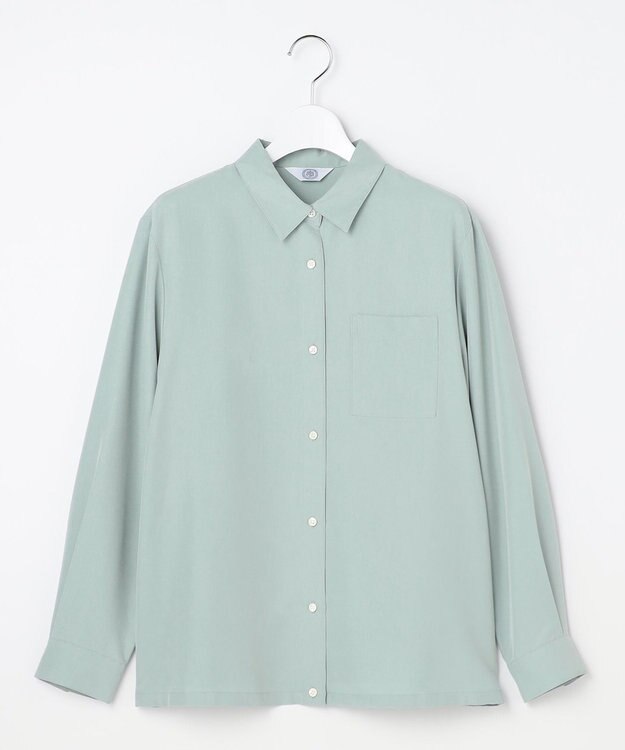 J.PRESS LADIES S Springピーチ ブラウス スモーキーミント系