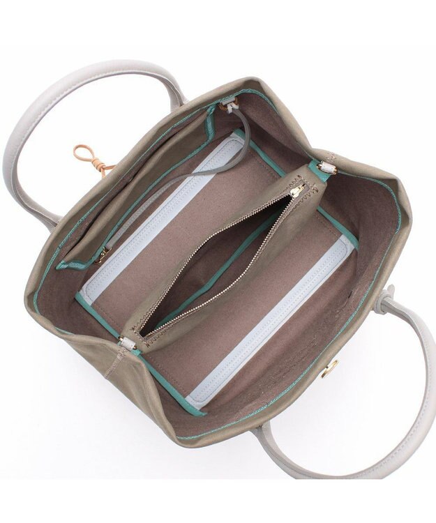 A.D.M.J. 【ファブリック】スエードプラス/マーキスショルダーストラップ付トート25cm ファンゴ