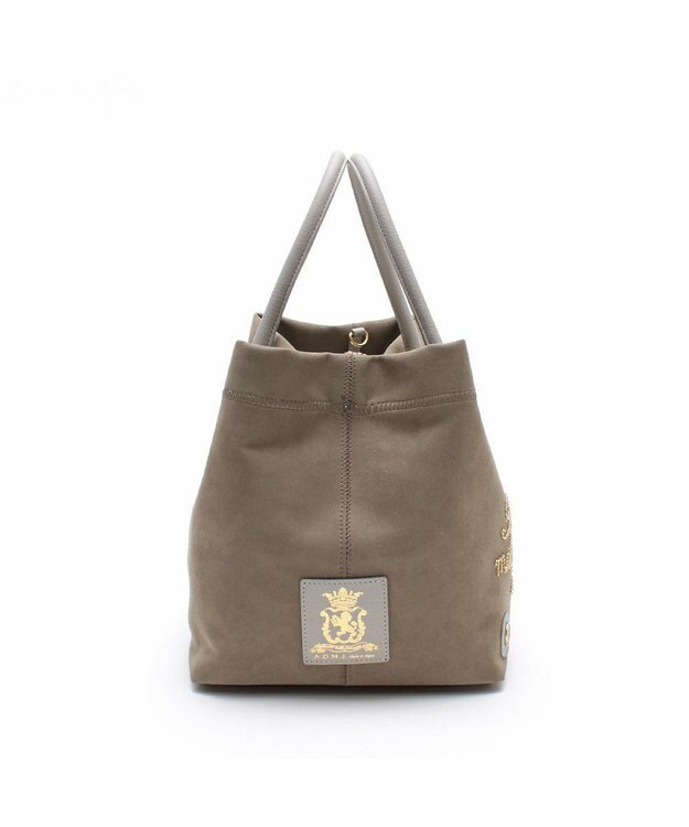 A.D.M.J. 【ファブリック】スエードプラス/マーキスショルダーストラップ付トート25cm ファンゴ
