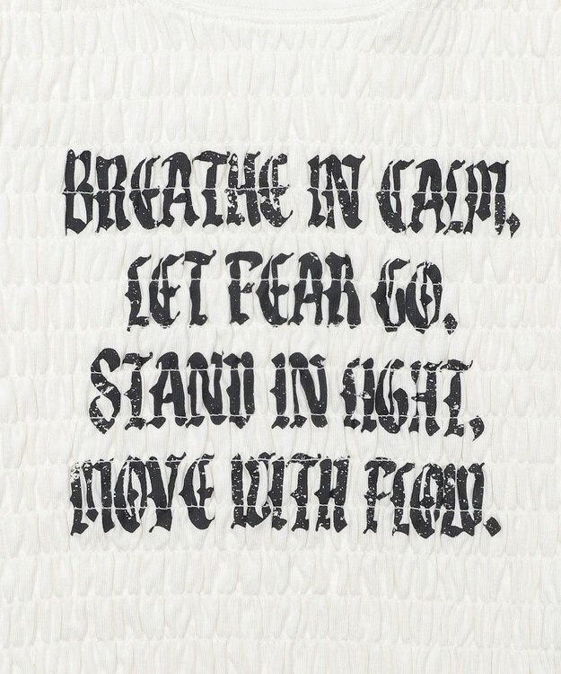 WEGO ロゴシャーリングちびT ホワイト