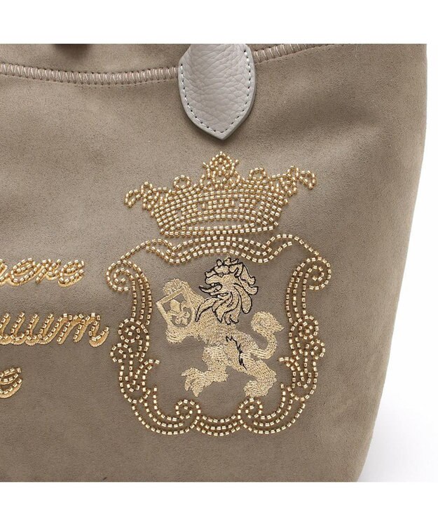 A.D.M.J. 【ファブリック】スエードプラス/マーキスショルダーストラップ付トート25cm ファンゴ