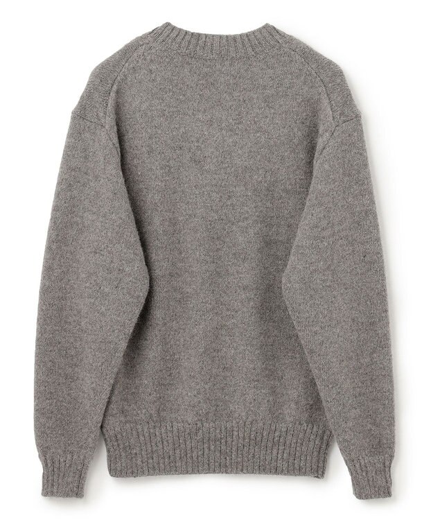 JOSEPH HOMME ファインアルパカ　Vネックニット ライトグレー系