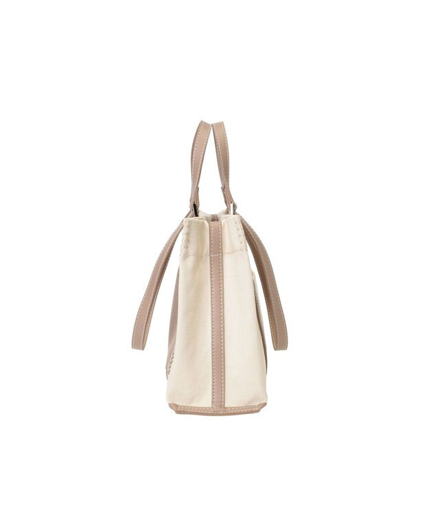 LA BAGAGERIE 【veganview】w handle canvas mini tote グレージュ