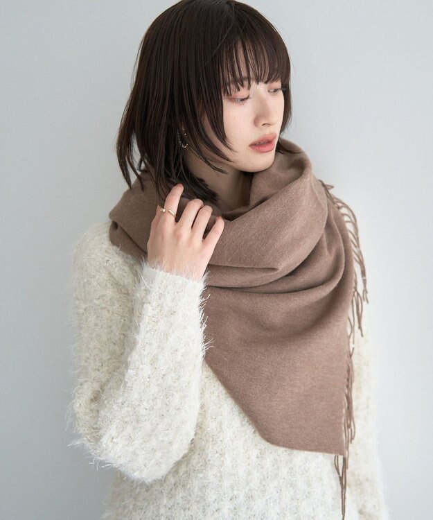 YECCA VECCA ウールストール Brown