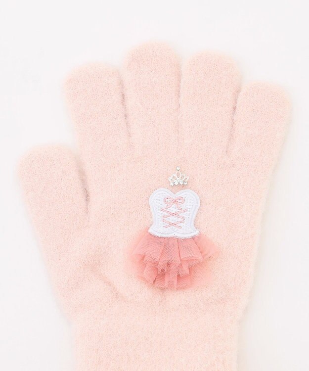 ANY KIDS バレエモチーフ手袋 ピンク