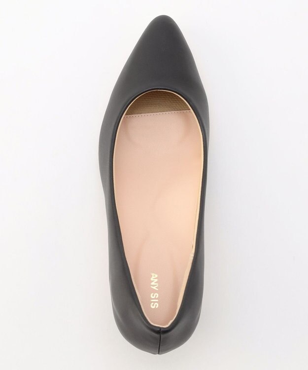 ANY SIS 【22.5~24.5cm】ローヒールレディライク パンプス ブラック
