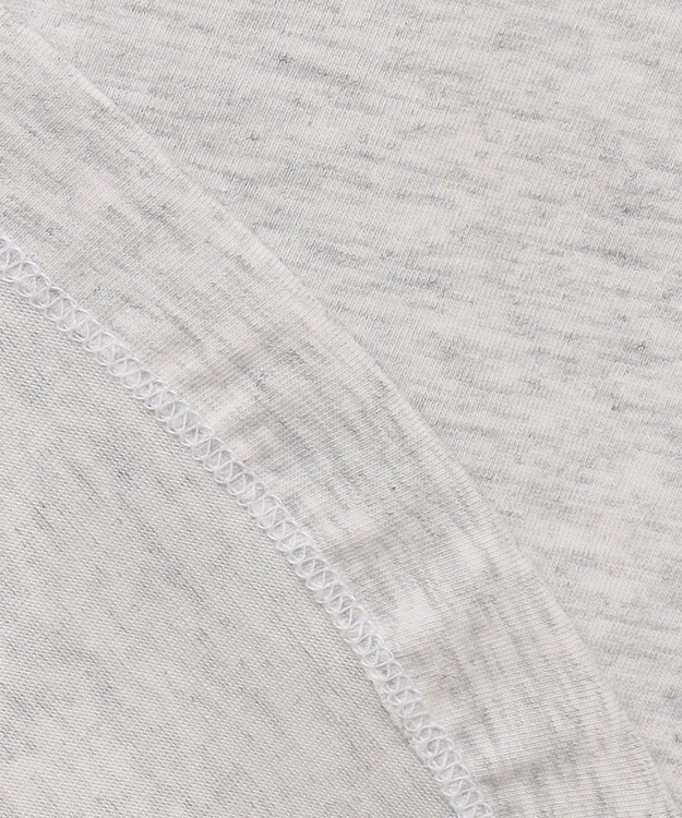 ANY フレンチスリーブロゴTシャツ トップグレー