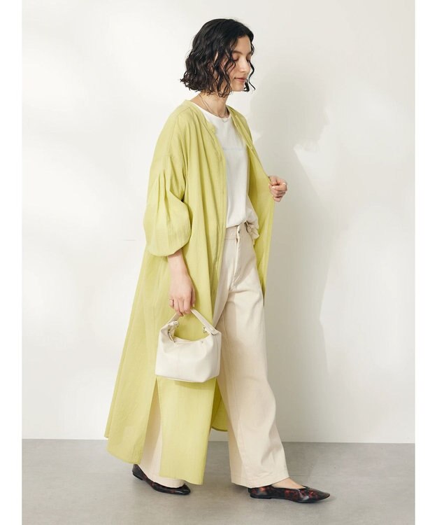 CRAFT STANDARD BOUTIQUE ジョーゼットワンピース Yellow