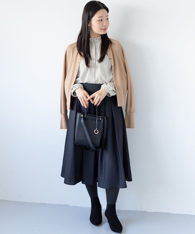 組曲 2WAYハンドルスクエアショルダー バッグ Mini ブラック系