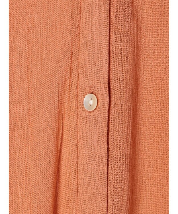 earth music&ecology レーヨンビッグシャツチュニック Orange