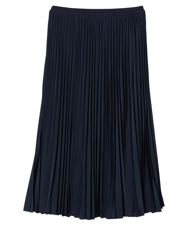 AMERICAN HOLIC 丈違いジョーゼットプリーツスカート Navy