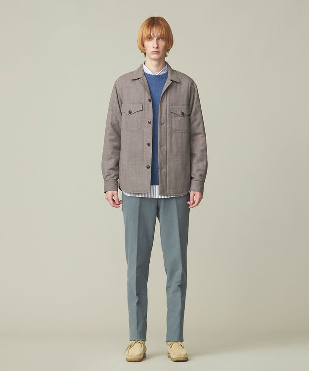 J.PRESS MEN 【WEB限定】クルーネックニット ダルブルー系