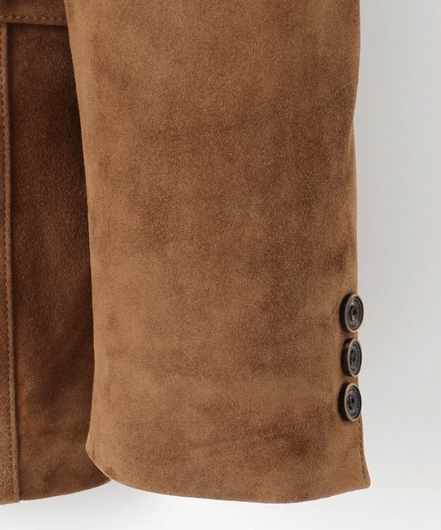 JOSEPH ABBOUD 【やぎ革ゴートスウェード/軽量/ソフト/ストレッチ】ゴートスウェード ジャケット キャメル系