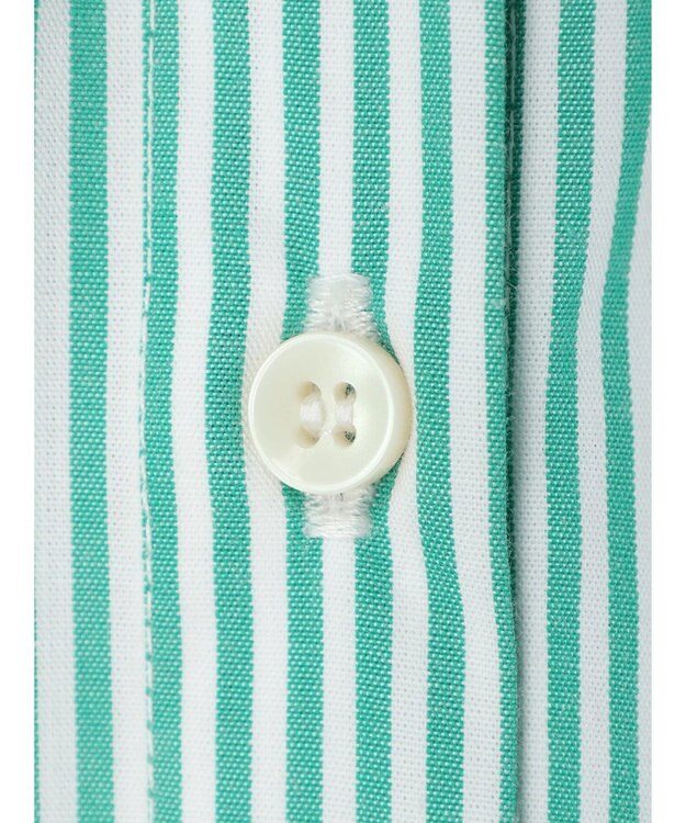 earth music&ecology ボーイズライクシャツ Stripe Green