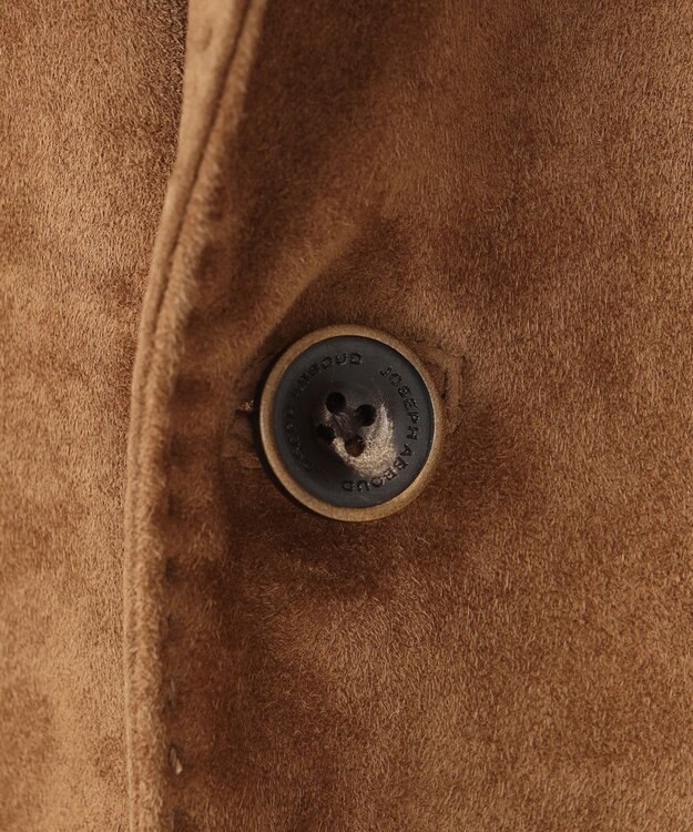 JOSEPH ABBOUD 【やぎ革ゴートスウェード/軽量/ソフト/ストレッチ】ゴートスウェード ジャケット キャメル系