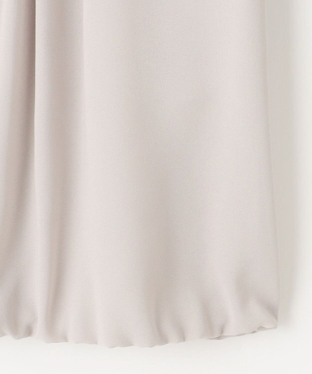 自由区 【洗える】ロイヤルシフォン ブラウス ライトグレー系