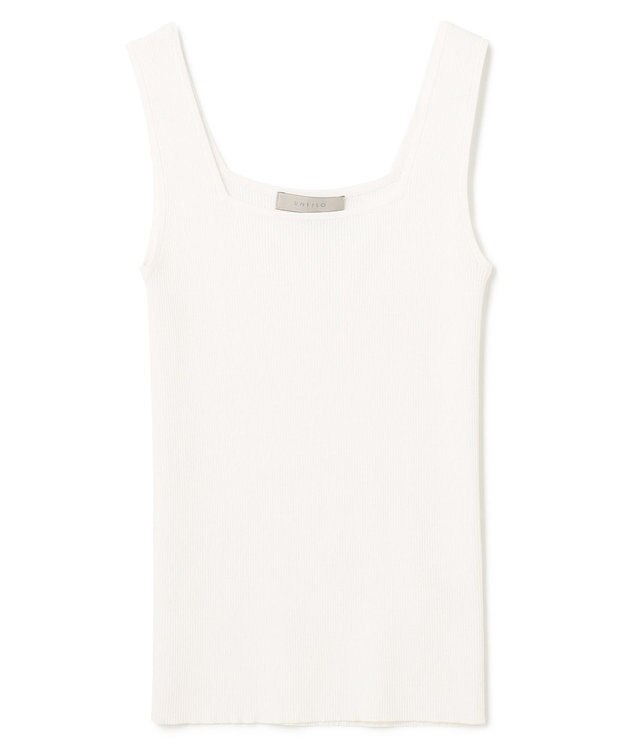 UNFILO スゴ機能 リブタンクトップ オフ