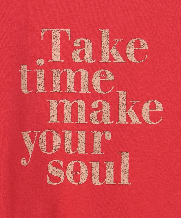 ANY L ANYファンクションロゴTシャツ レッド