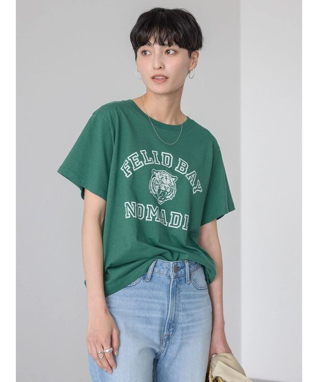 AMERICAN HOLIC ＴＩＧＥＲカットＴＥＥ Green