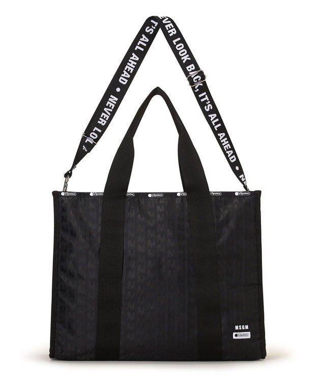 LeSportsac MSGM LG BOAT TOTE/ボートトートブラックジャカード ボートトートブラックジャカード
