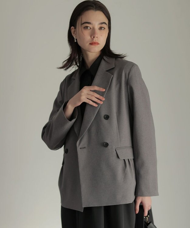 組曲 S シュットクロス ジャケット グレー系