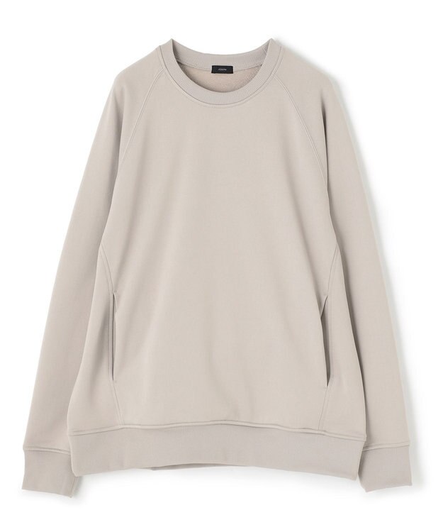 JOSEPH HOMME コットンナイロンテリー　クルーネックスウェット ベージュ系