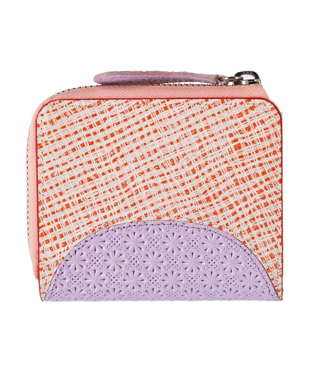 tsumori chisato CARRY スプリングねこパズル 2つ折り財布 パープル