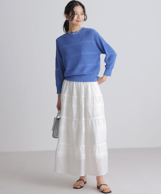 組曲 クラウドローン スカート ホワイト系