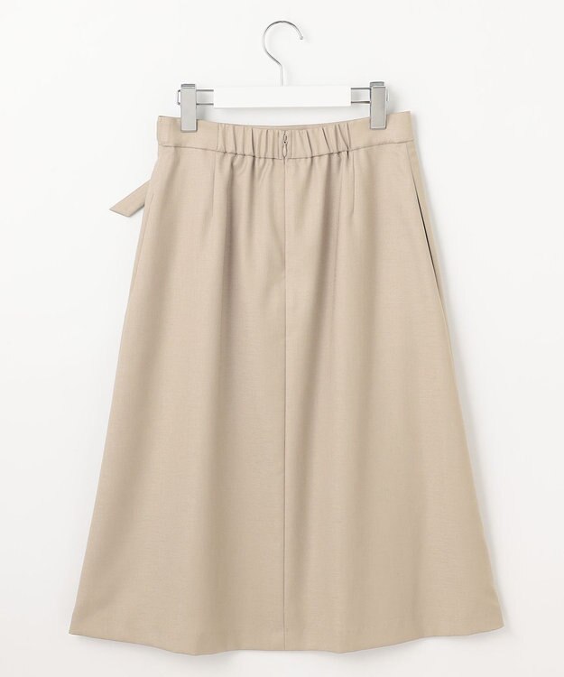 J.PRESS LADIES L 【セットアップ対応・洗える・UV加工・吸水速乾】OXIJEWELストレッチ スカート ベージュ系