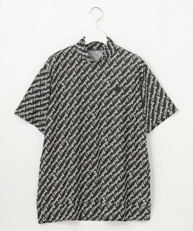 23区GOLF 【MEN】レジメロゴストレッチモックネック ブラック系5