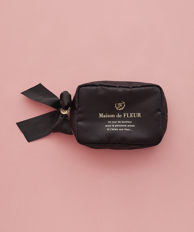 Maison de FLEUR ブランドロゴマルチケース Black