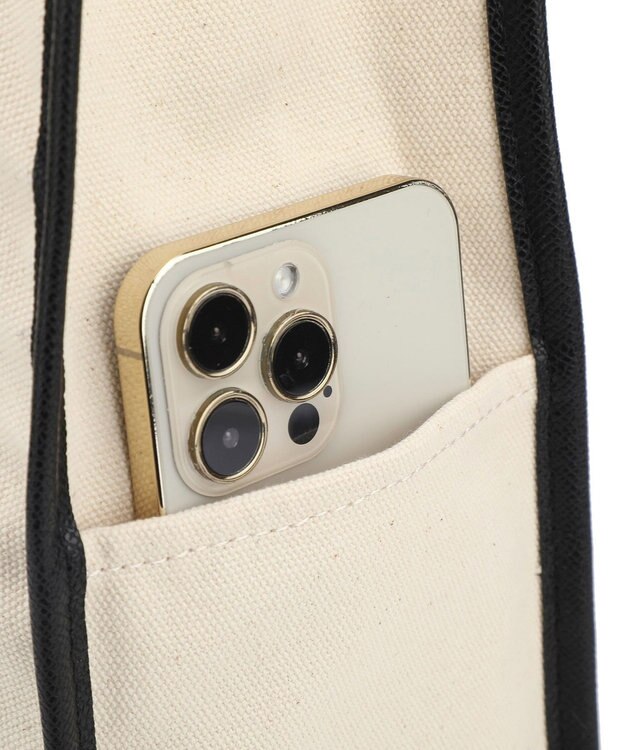 style code 【MERCURYDUO/マーキュリーデュオ】カードケース付　キャンバストートバッグ 推し活バッグ ブラック