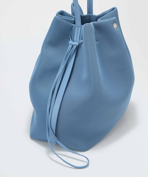 TOPKAPI 【Breath TOPKAPI】メッシュ 2way ビッグ ワンハンドル ショルダーバッグ ブルーグレー