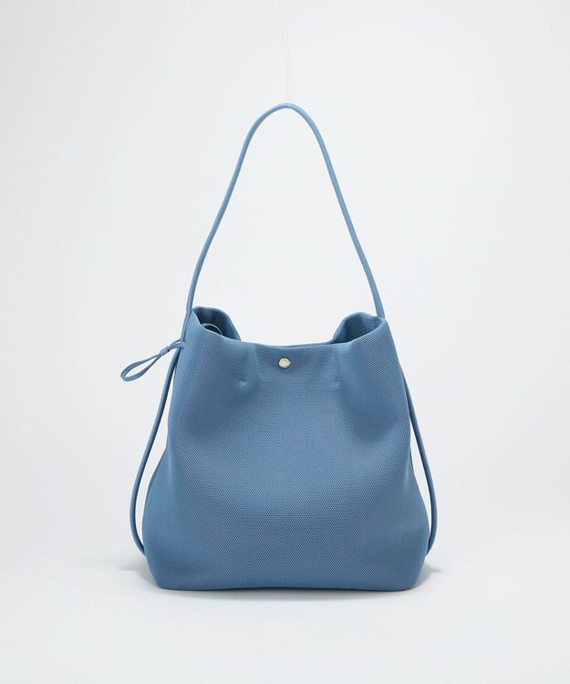 TOPKAPI 【Breath TOPKAPI】メッシュ 2way ビッグ ワンハンドル ショルダーバッグ ブルーグレー