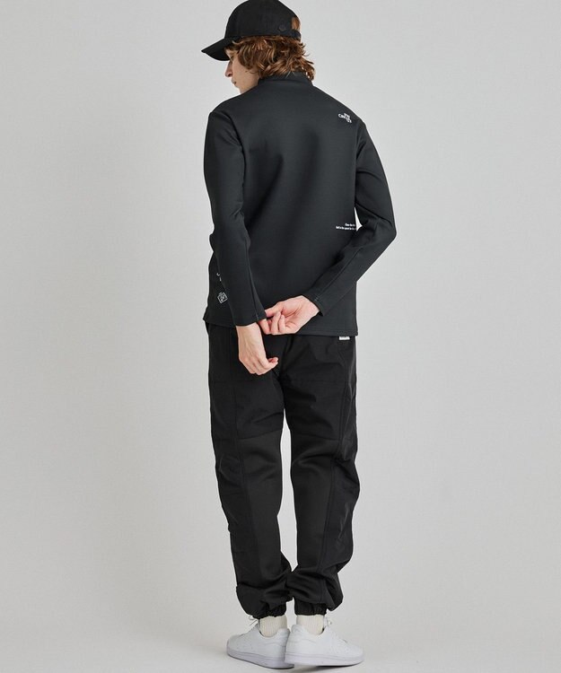 PW CIRCULUS 【MEN】裏フリースモックネックT ブラック系