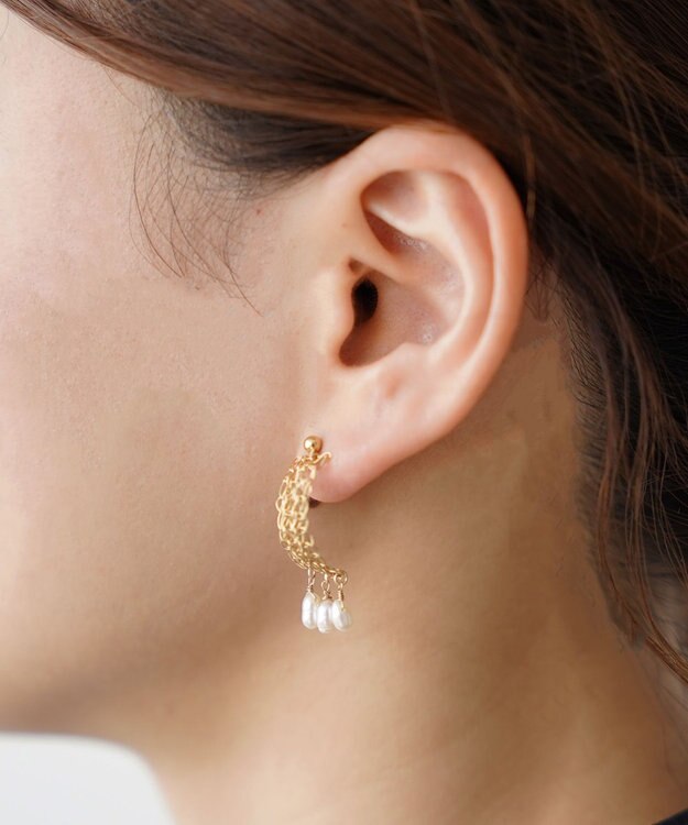 CASUMINO bridge ピアス pearl