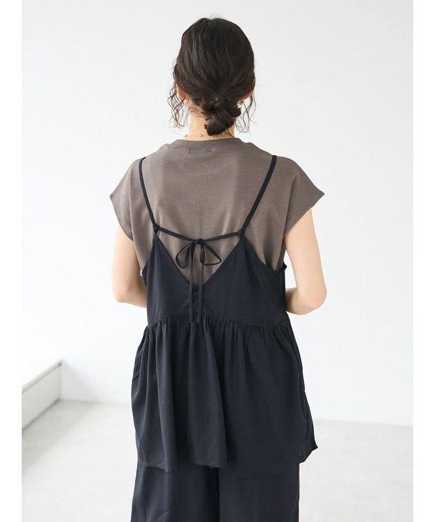 CRAFT STANDARD BOUTIQUE レーヨンキャミチュニック Black